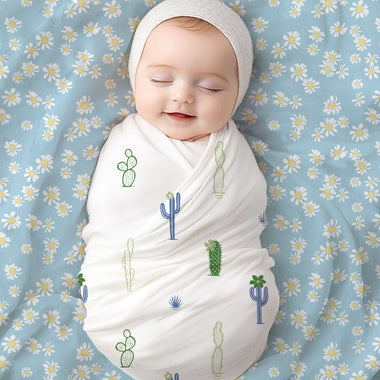 Muslin Dreamy Little Adventures Baby Swaddle Wrap-4-Pack