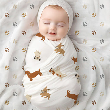 Muslin Dreamy Little Adventures Baby Swaddle Wrap-4-Pack