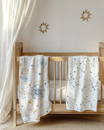 Muslin Swaddle Blankets, Celestial Dreams Collection, 2-Pack