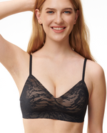 Comfort V-neck animal prints Mesh Lace Everyday Bras