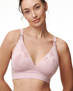 Seamless Comfort Hollow floral bra