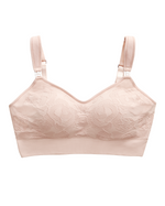 Seamless Comfort floral Hands free pumping bra