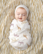 Muslin Swaddle Blankets - Animals Collection 2-Pack