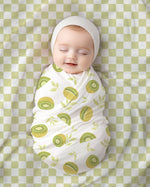 Muslin Swaddle Blankets - Fruit Collection 2-Pack