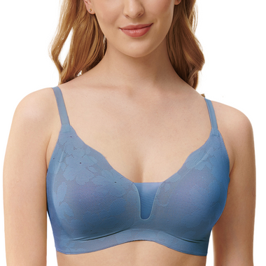 Comfort V-neck Mesh Lace Everyday Bras