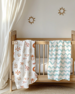 Muslin Swaddle Blankets, Ocean Wonder Collection, 2-Pack