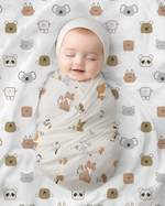 Muslin Swaddle Blankets - Enchanted Forest Collection 2-Pack