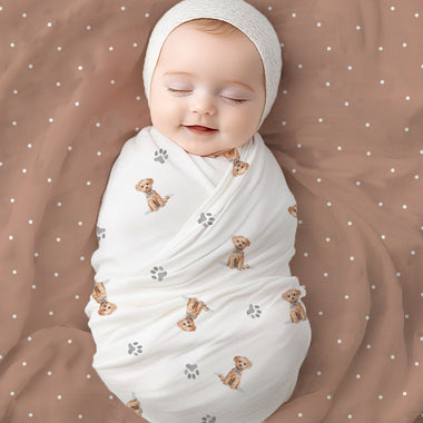 Muslin Dreamy Buddies Collection Baby Swaddle Wrap - 2 Pack