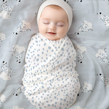 Muslin Swaddle Blankets - Animals Collection 2-Pack